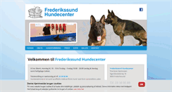 Desktop Screenshot of frederikssund-hundecenter.dk