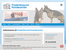 Tablet Screenshot of frederikssund-hundecenter.dk